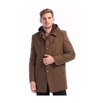 Dewberry Plt8335 Camel Erkek Palto