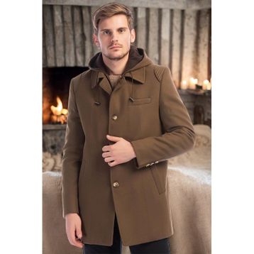 Dewberry Plt8335 Camel Erkek Palto