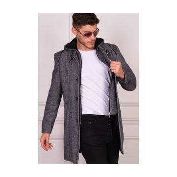 Dewberry PLT8335 Diagonal Lacivert Erkek Palto