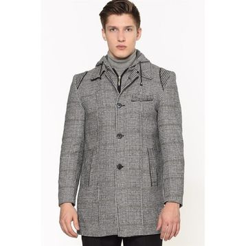Dewberry PLT8335 Gri Erkek Palto