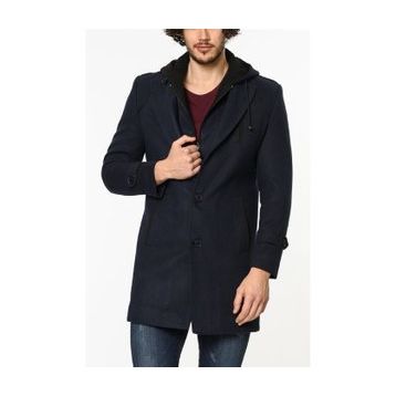 Dewberry PLT8336 Lacivert Erkek Palto