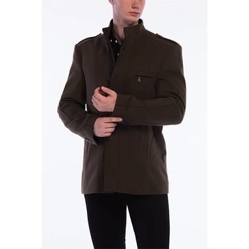 Dewberry Plt8358 Haki Erkek Palto