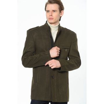 Dewberry Plt8358 Haki Erkek Palto