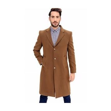 Dewberry PLT8363 Camel Erkek Palto