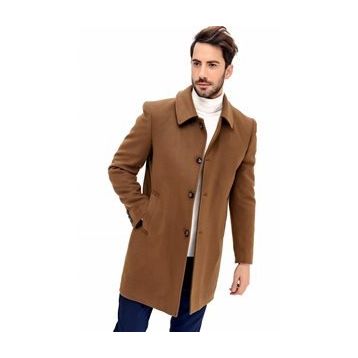 Dewberry Plt8364 Camel Erkek Palto