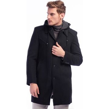 Dewberry PLT8366 Lacivert Erkek Palto