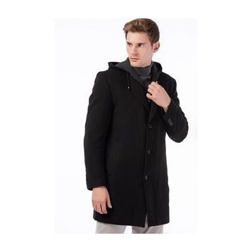 Dewberry PLT8376 Siyah Erkek Palto