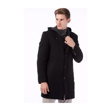 Dewberry PLT8376 Siyah Erkek Palto
