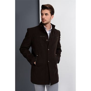 Dewberry Plt8377 Kahve Erkek Palto