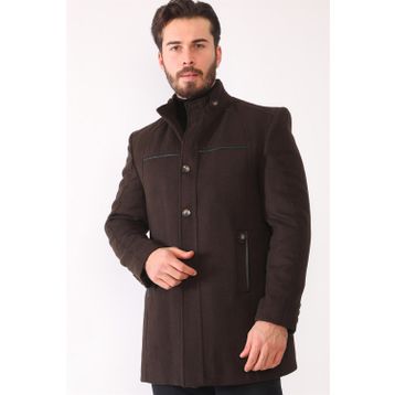 Dewberry Plt8377 Kahve Erkek Palto