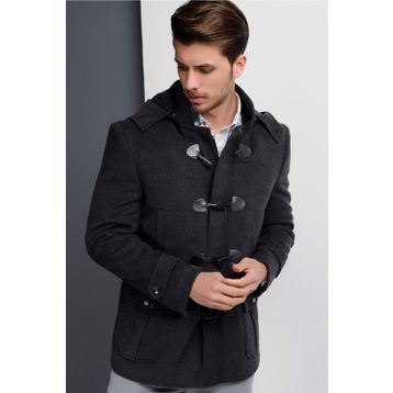 Dewberry PLT8379 Antrasit Erkek Palto