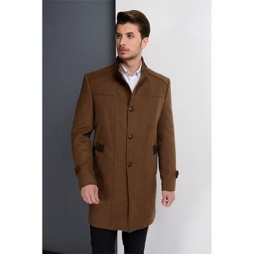 Dewberry PLT8380 Camel Erkek Palto