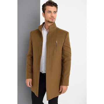 Dewberry PLT8386 Camel Erkek Palto