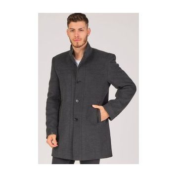 Dewberry PLT8387 Antrasit Erkek Palto