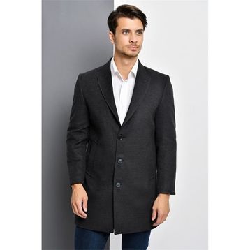 Dewberry PLT8390 Antrasit Erkek Palto