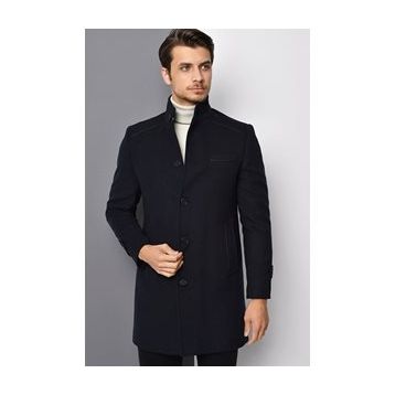 Dewberry Plt8391 Lacivert Erkek Palto