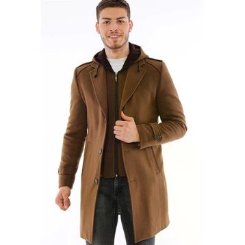 Dewberry PLT8401 Camel Erkek Palto
