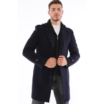 Dewberry PLT8401 Lacivert Erkek Palto
