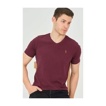 Dewberry T8568 Mor Erkek T-Shirt
