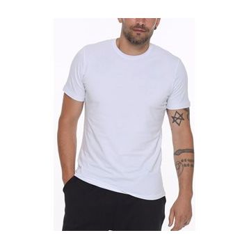 Dewberry T8569 Bisiklet Yaka Beyaz Erkek T-shirt