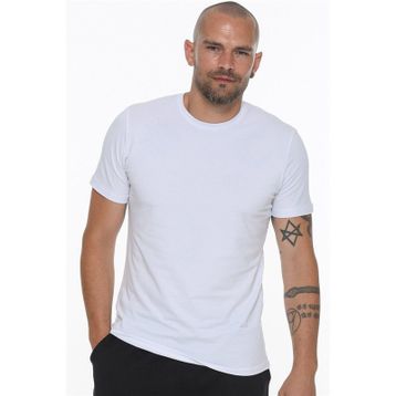 Dewberry T8569 Bisiklet Yaka Beyaz Erkek T-shirt