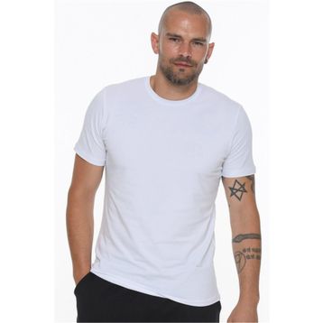 Dewberry T8569 Bisiklet Yaka Beyaz Erkek T-shirt