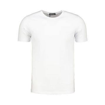 Dewberry T8569 Bisiklet Yaka Beyaz Erkek T-shirt
