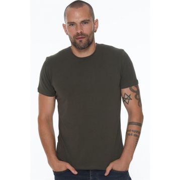 Dewberry T8569 Bisiklet Yaka Haki Erkek T-shirt