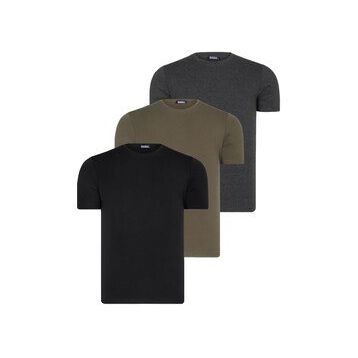 Dewberry T8569 Bisiklet Yaka Haki Erkek T-shirt