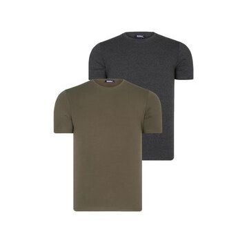 Dewberry T8569 Bisiklet Yaka Haki Erkek T-shirt