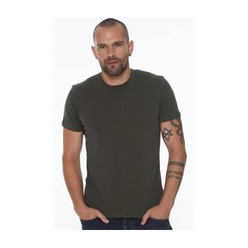 Dewberry T8569 Bisiklet Yaka Haki Erkek T-shirt