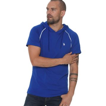 Dewberry T8570 Kapşonlu Saks Mavisi Erkek T-shirt