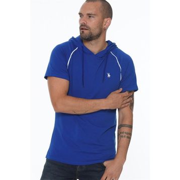 Dewberry T8570 Kapşonlu Saks Mavisi Erkek T-shirt
