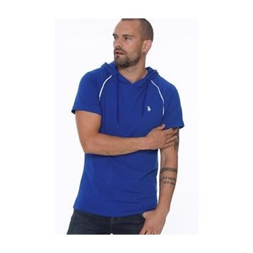 Dewberry T8570 Kapşonlu Saks Mavisi Erkek T-shirt