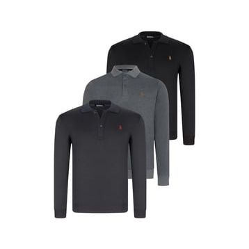 Dewberry V4007 Siyah Erkek Sweatshirt