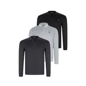 Dewberry V4007 Siyah Erkek Sweatshirt