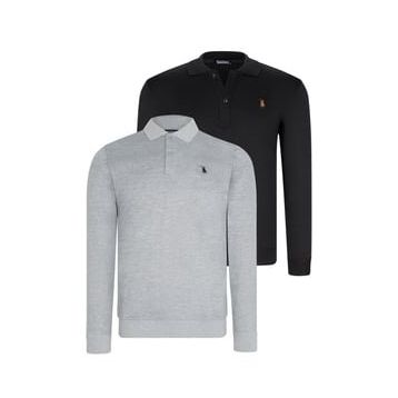 Dewberry V4007 Siyah Erkek Sweatshirt