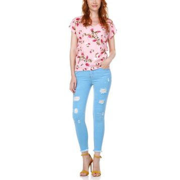 Dewberry Z6326 Mavi Kadın Jean Pantolon