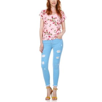 Dewberry Z6326 Mavi Kadın Jean Pantolon