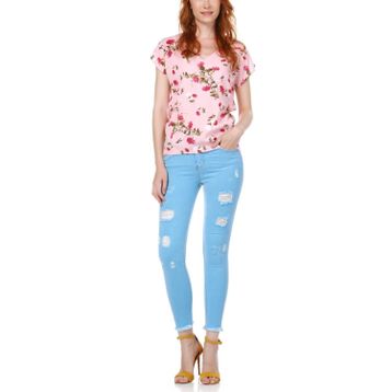 Dewberry Z6326 Mavi Kadın Jean Pantolon