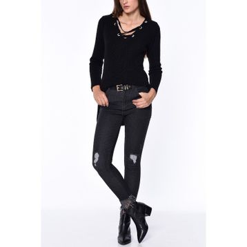 Dewberry Z6336 Füme Kadın Pantolon
