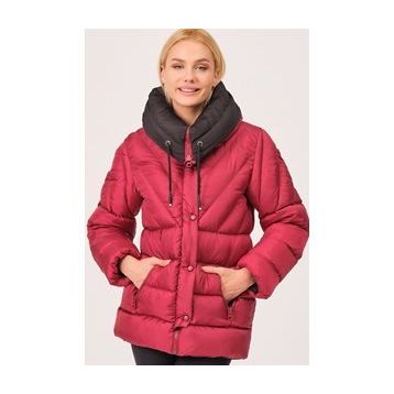 Dewberry Z6683 Bordo Kadın Mont