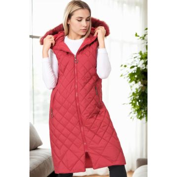 Dewberry Z6718 Bordo Kadın Yelek
