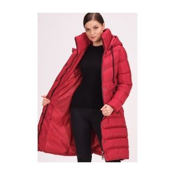 Dewberry Z6719 Bordo Kadın Kaban