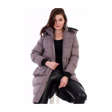 Dewberry Z6736 Camel Kadın Mont