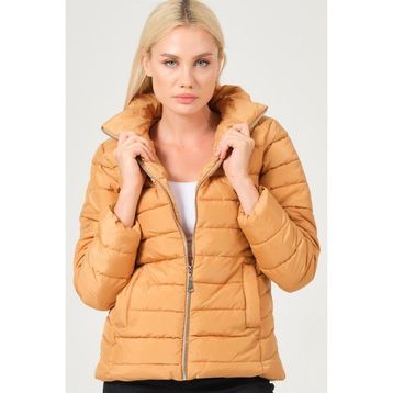 Dewberry Z6746 Vizon Kadın Mont