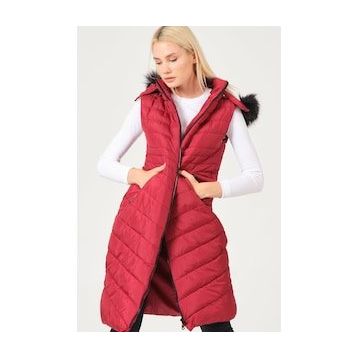 Dewberry Z6752 Bordo Kadın Yelek