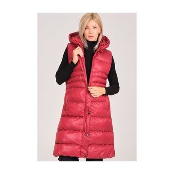 Dewberry Z6757 Bordo Kadın Yelek