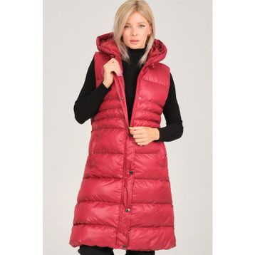 Dewberry Z6757 Bordo Kadın Yelek