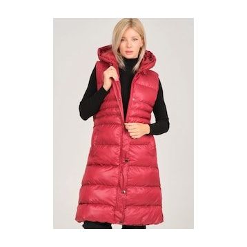 Dewberry Z6757 Bordo Kadın Yelek